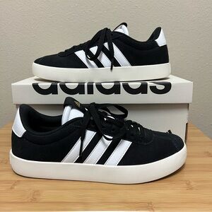 Adidas VL Court 3.0 - black/white - 8 Women’s